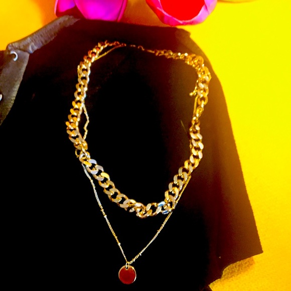 H&M layered necklace